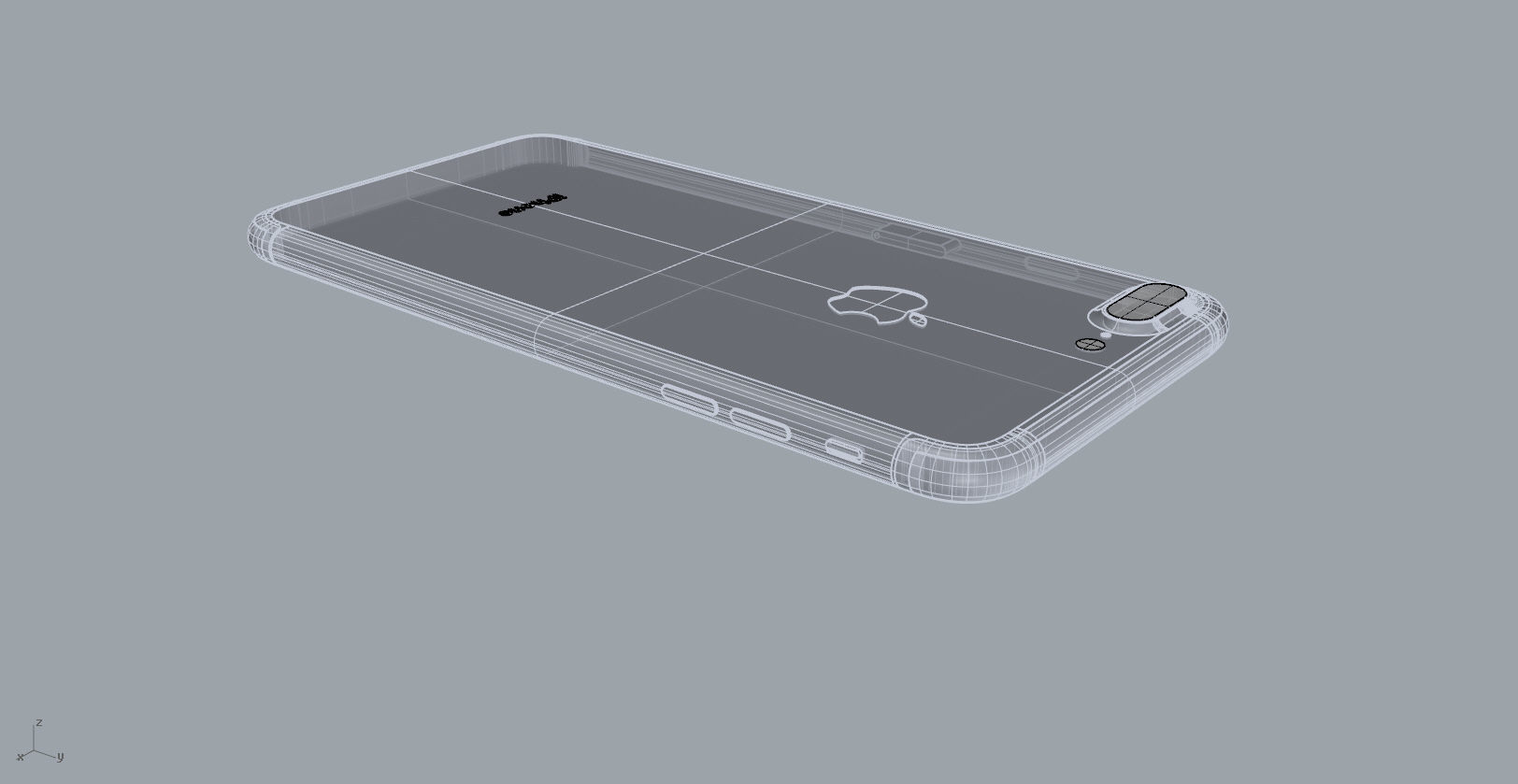 Realistic iphone 7 PLUS production 3D model 3D model 3D printable ...