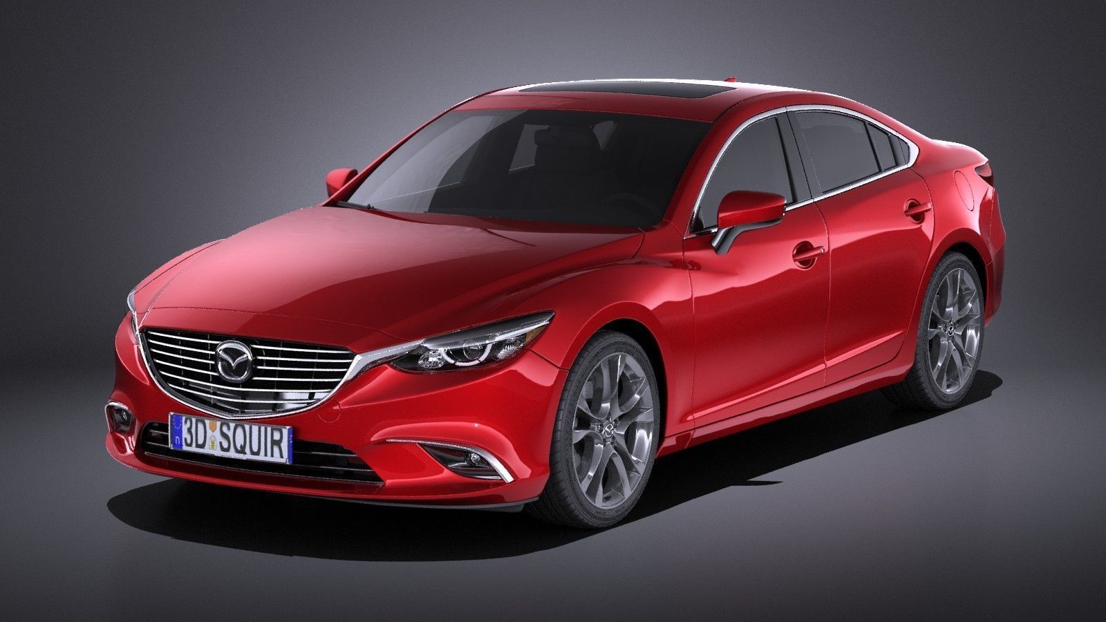 Mazda 6 sedan 2016 VRAY 3D CGTrader