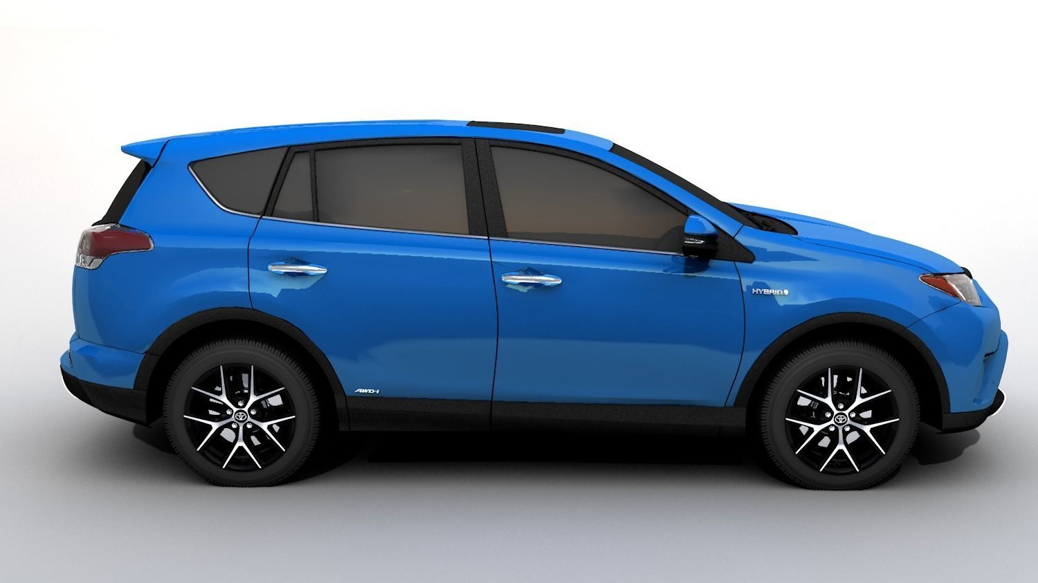 Toyota Rav4 2016 Model Realtime Cgtrader Toyota Rav4 2016 Model Obj Mtl S Fbx C4d Stl Dae 7