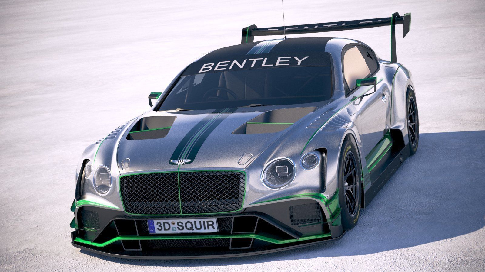 Bentley Continental GT3 Racecar 2018 3D