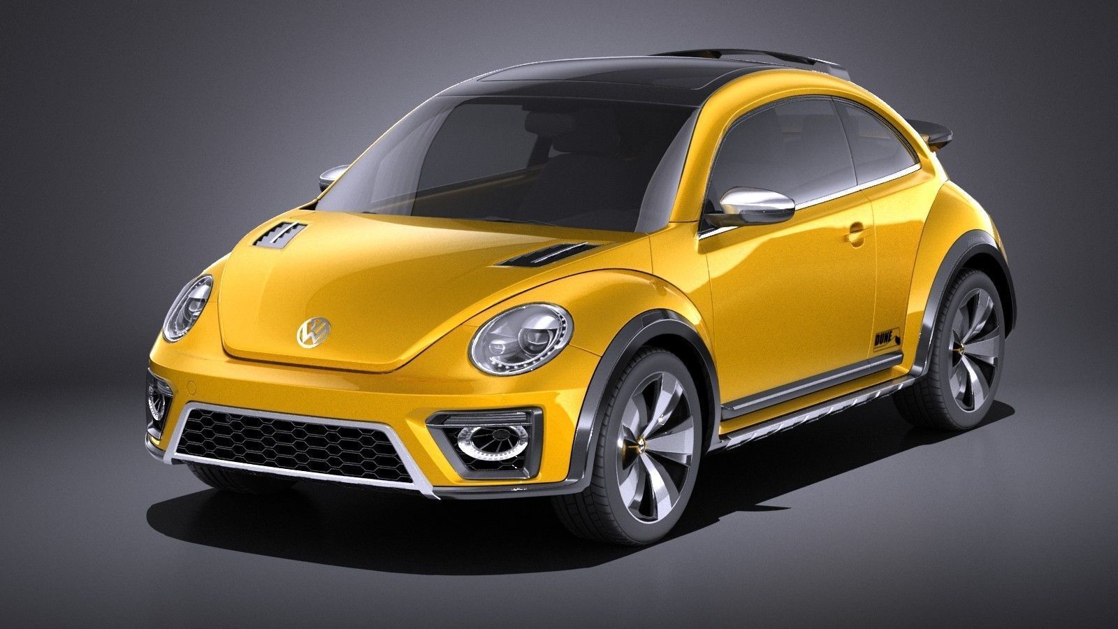 Volkswagen Beetle Dune Concept 2014 VRAY 3D model