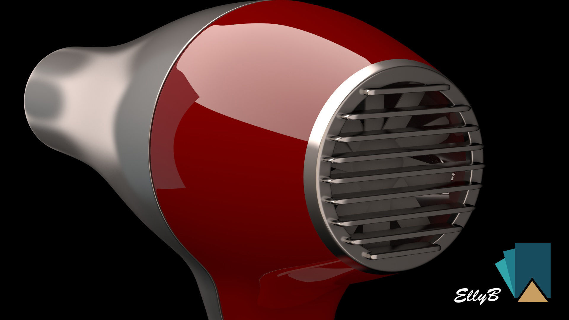 Hairdryer hair dryer 3D model | CGTrader