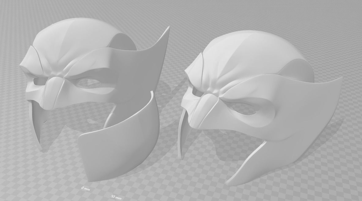 Wolverine Mask 3D model 3D printable | CGTrader