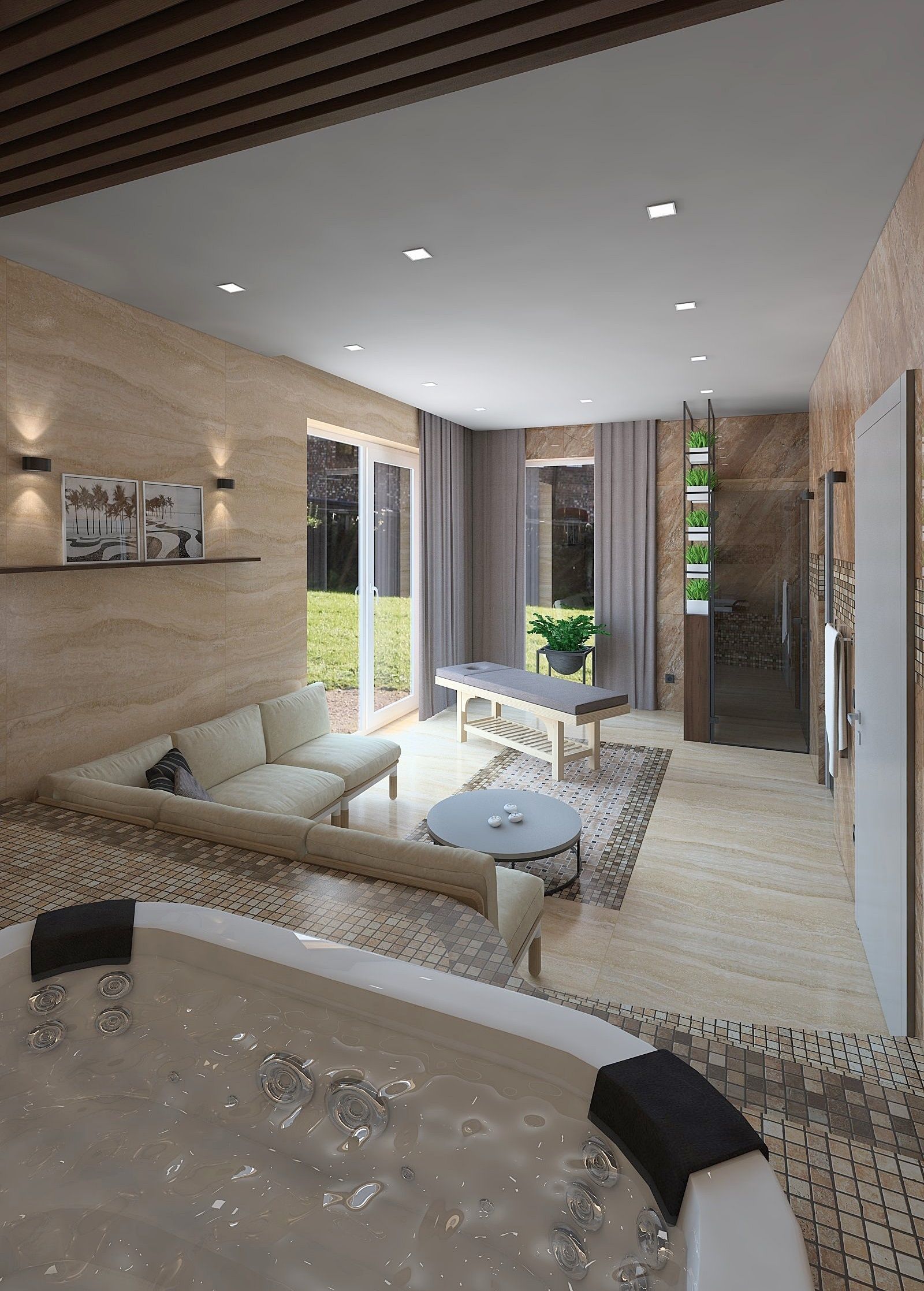 Royal spa room