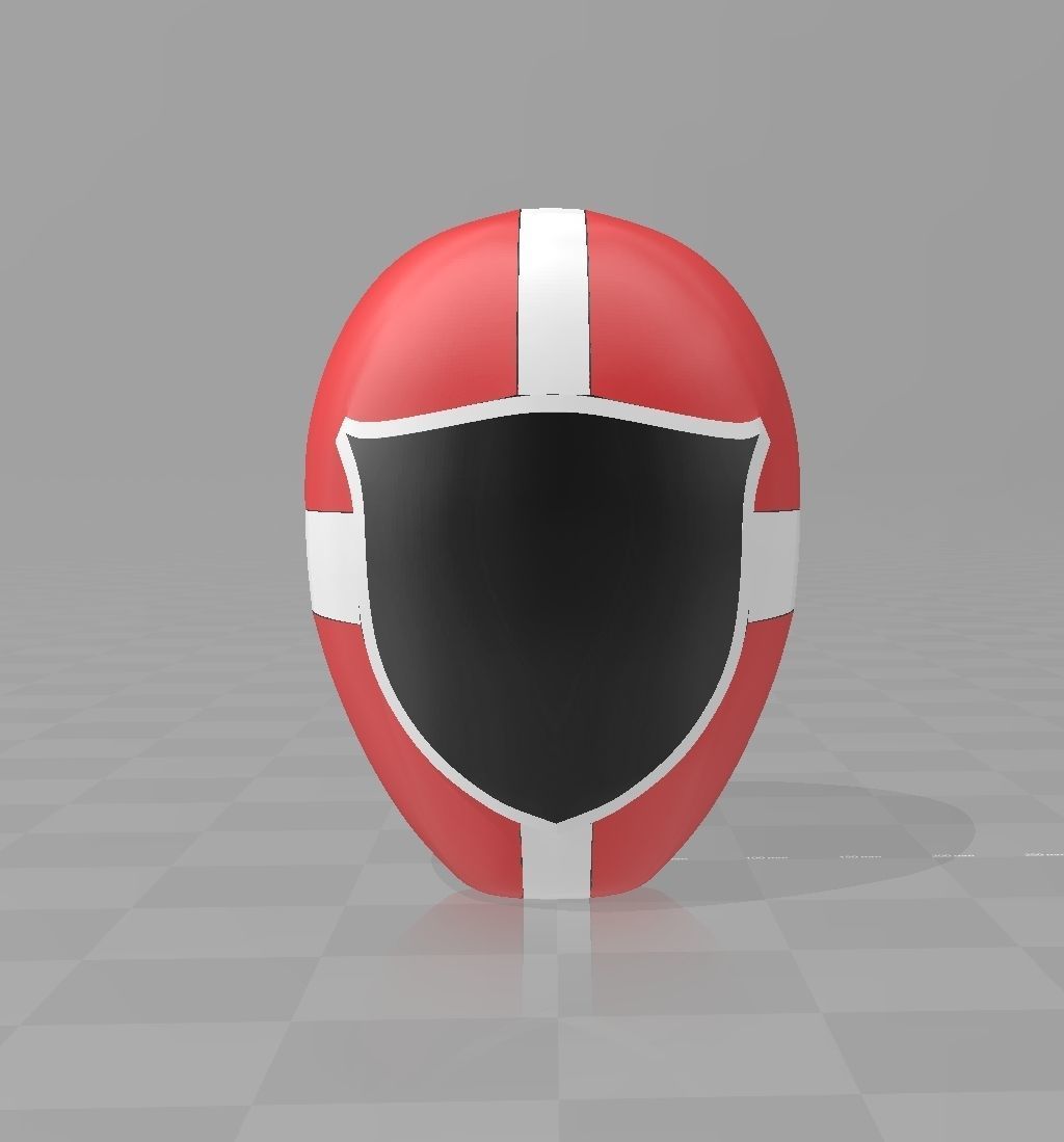 Power Rangers KyuuKyuu Sentai GoGoFive GoRed Helmet