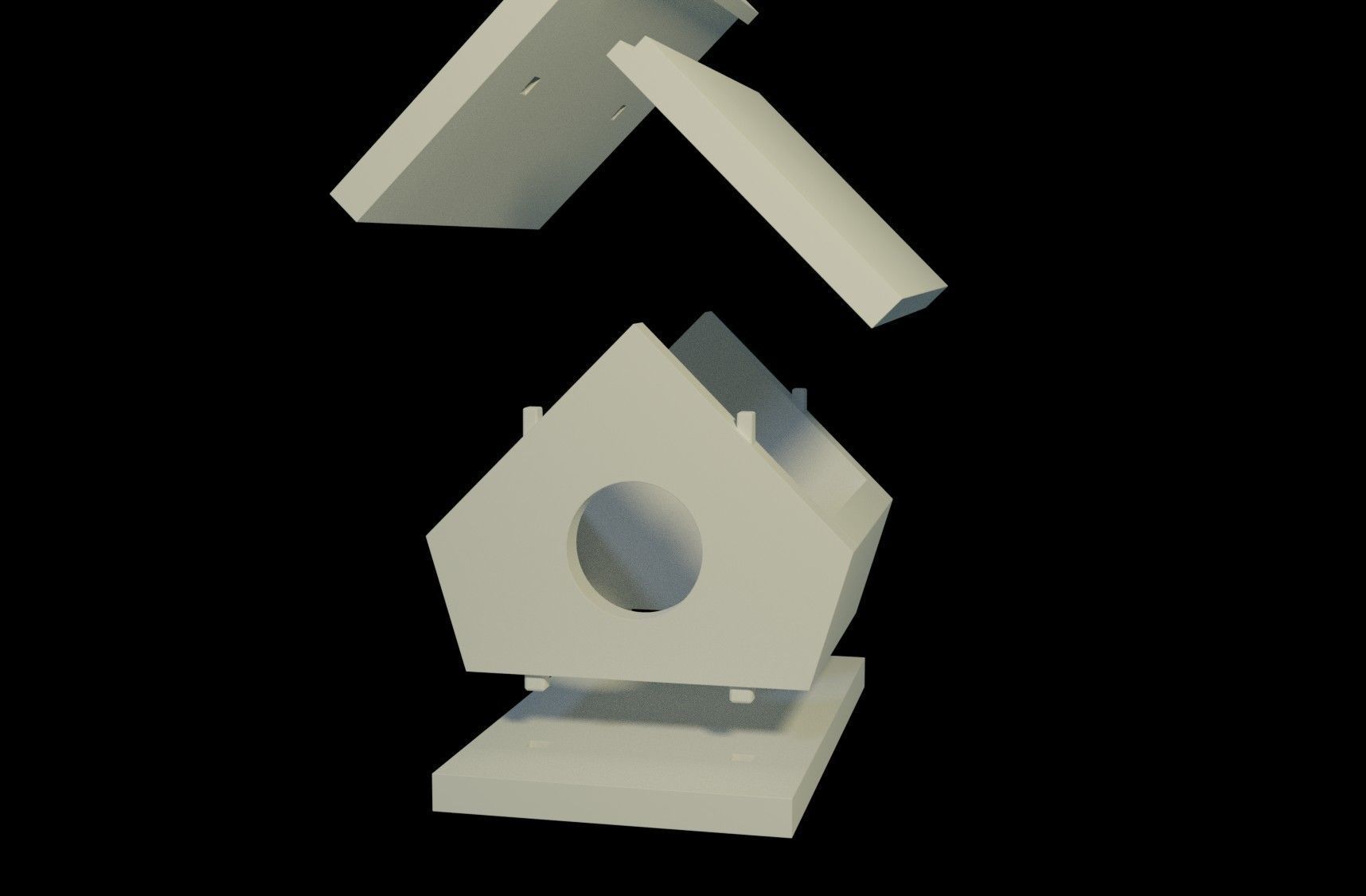 Bird House Printable free 3D model 3D printable | CGTrader