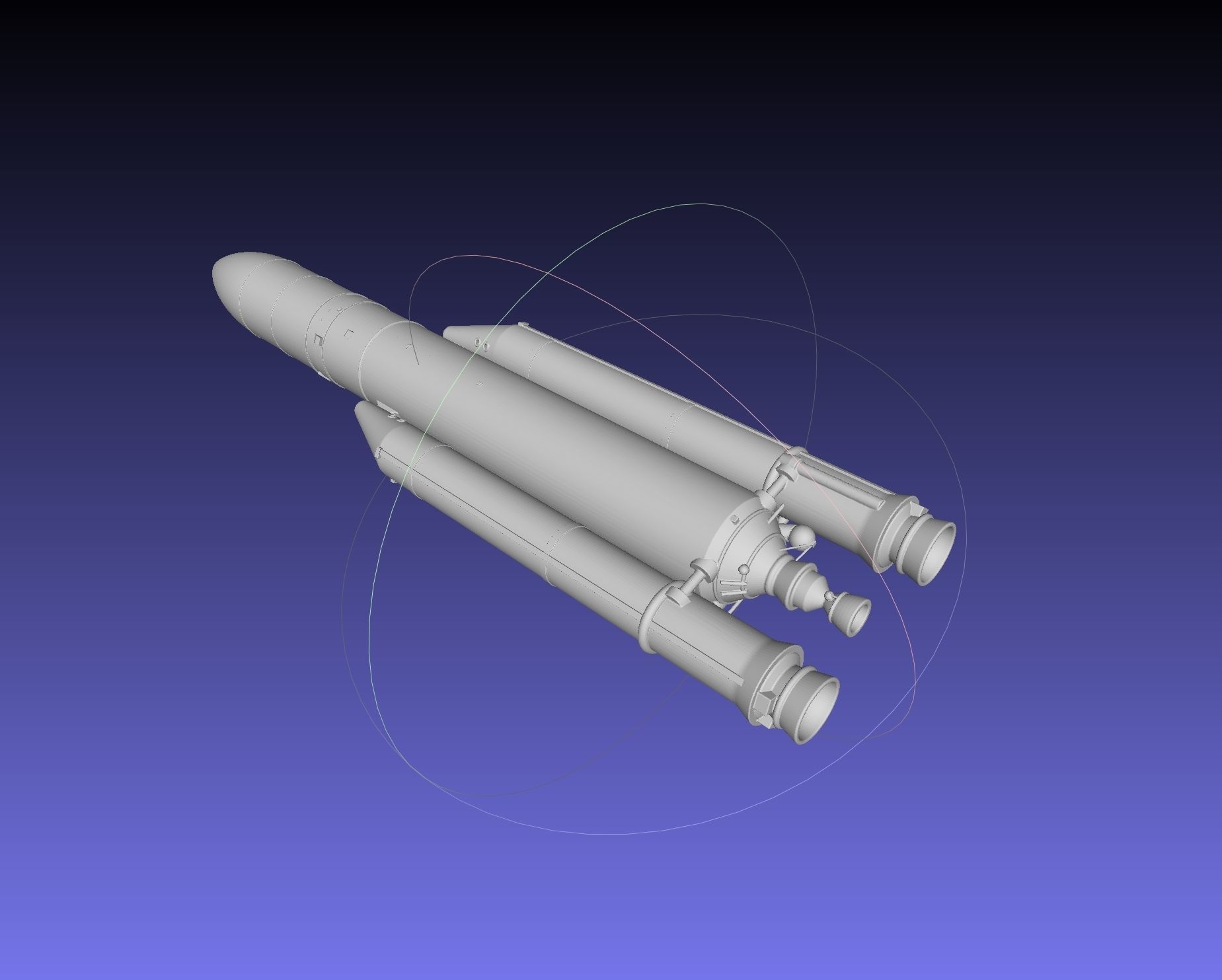 Ariane 5 Rocket Printable Miniature 3D model 3D printable | CGTrader