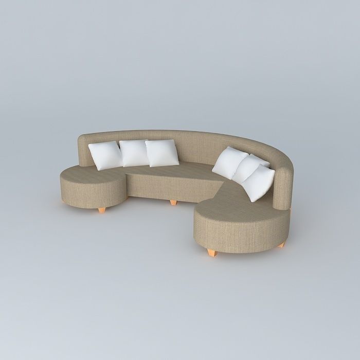 Custom Sofa Couch Free 3D model