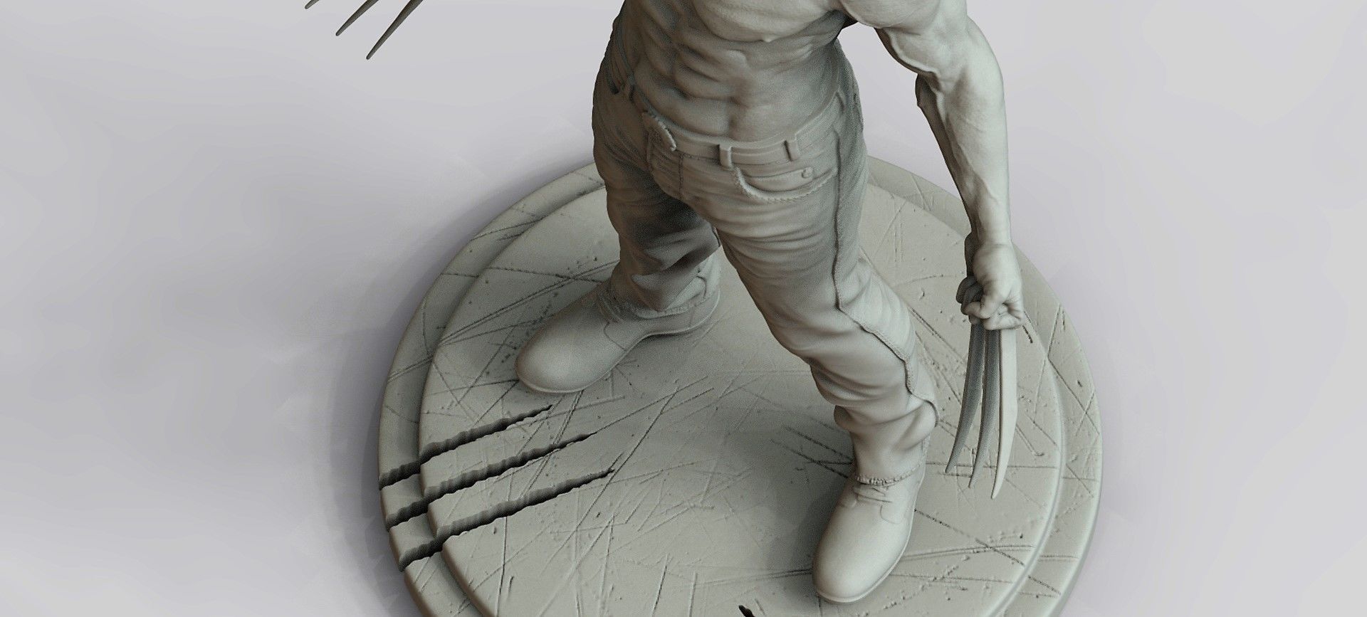 WOLVERINE INMORTAL BY HUGH JACKMAN 3D model 3D printable CGTrader