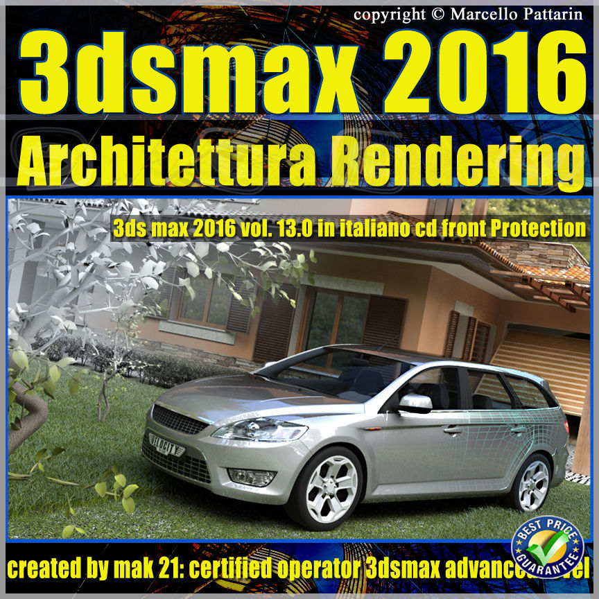 013 3ds max 2016 Architettura Rendering vol13 cd front