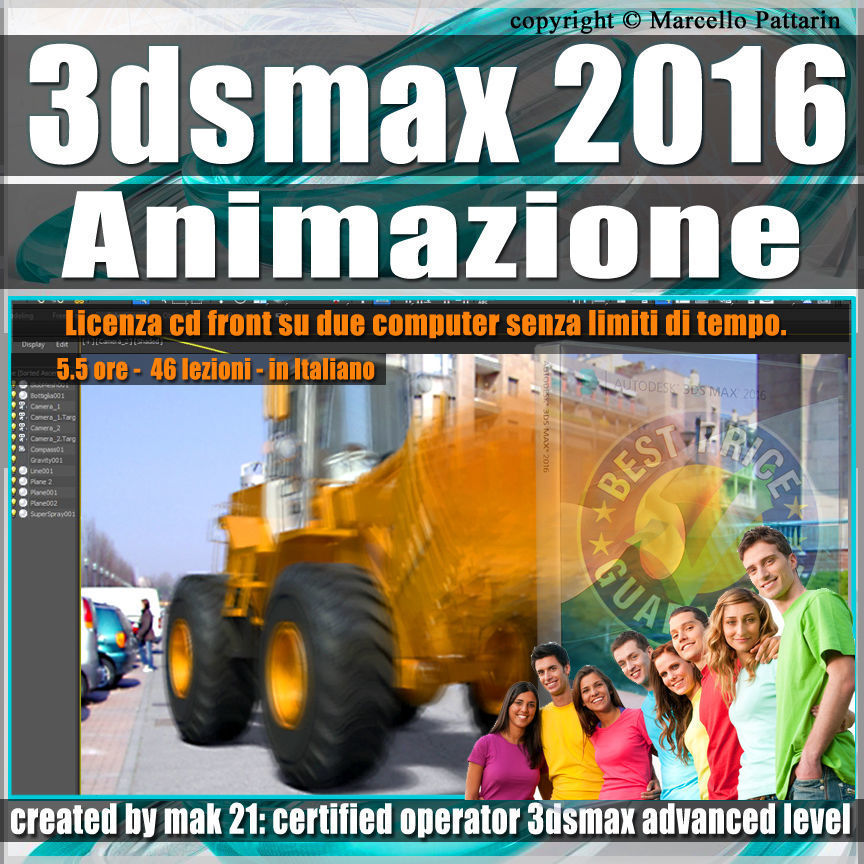 005 3ds max 2016 Animazione vol 5 Italiano cd front