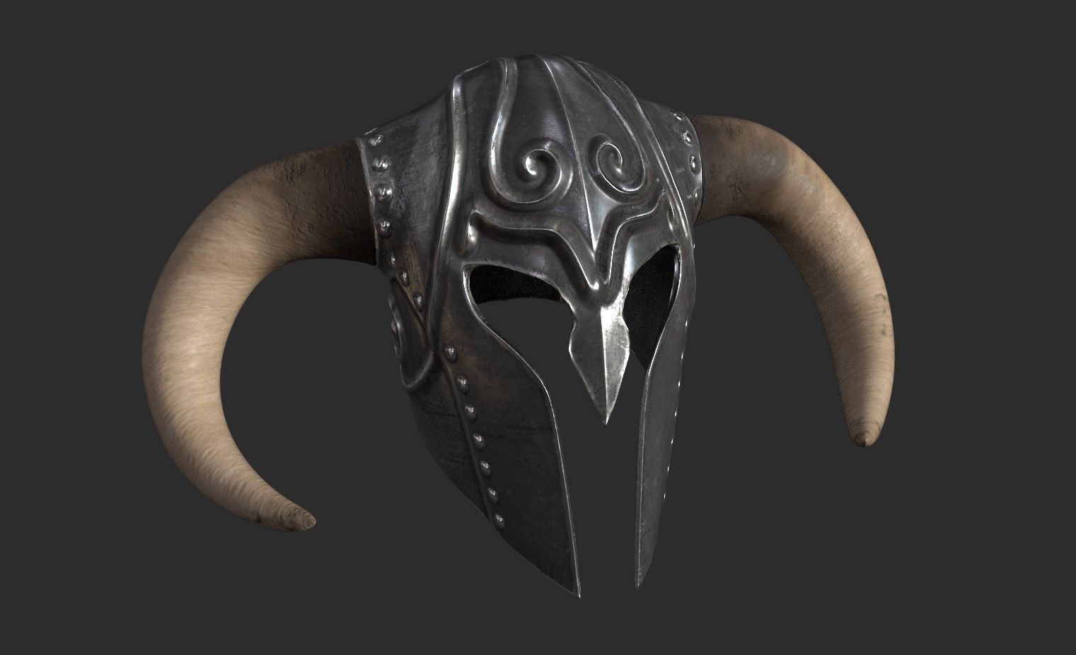 Helmet with horns 3D CGTrader