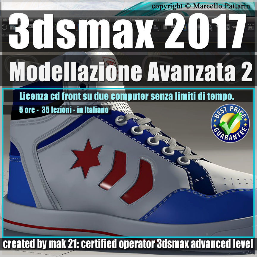 024 3ds max 2017 Modellazione Avanzata 2 v24 Italiano cd front