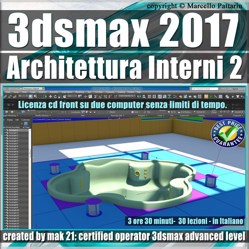 031 3ds max 2017 Architettura Interni vol 31 Italiano cd front