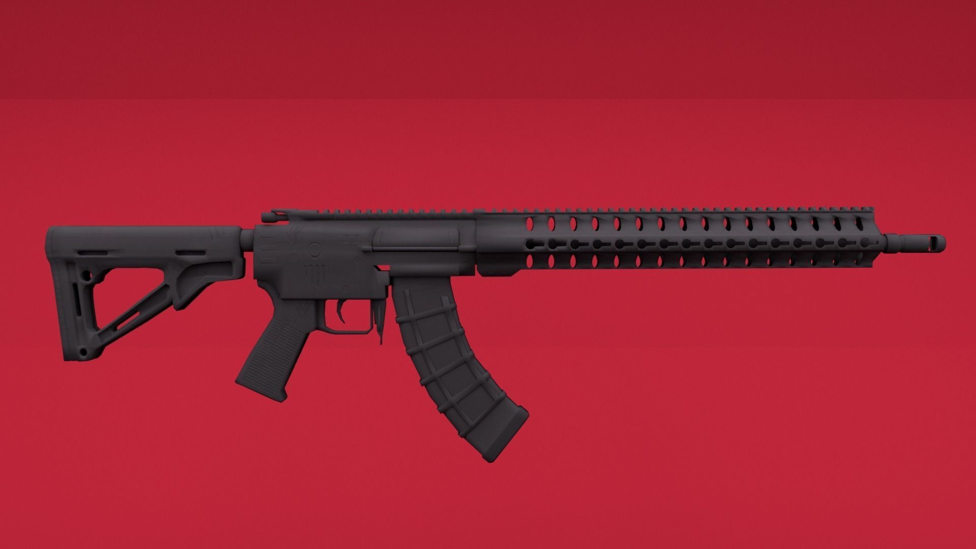 3D model MK47 Mutant VR / AR / low-poly rigged | CGTrader