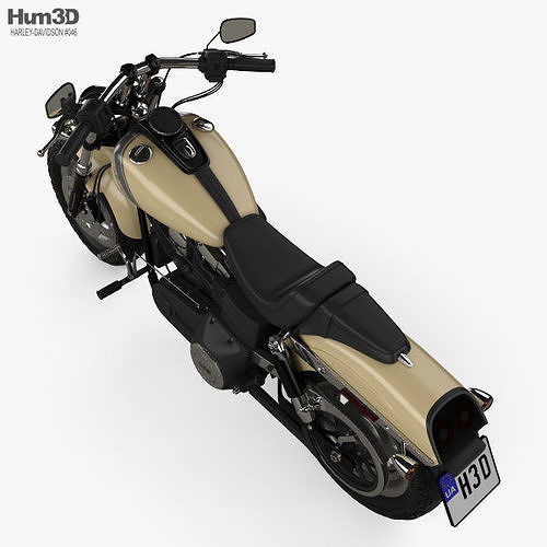Harley Davidson Dyna Fat Bob 2016 Model Cgtrader Harley Davidson Dyna Fat Bob 2016 Model Max Obj Mtl S Fbx C4d Lwo
