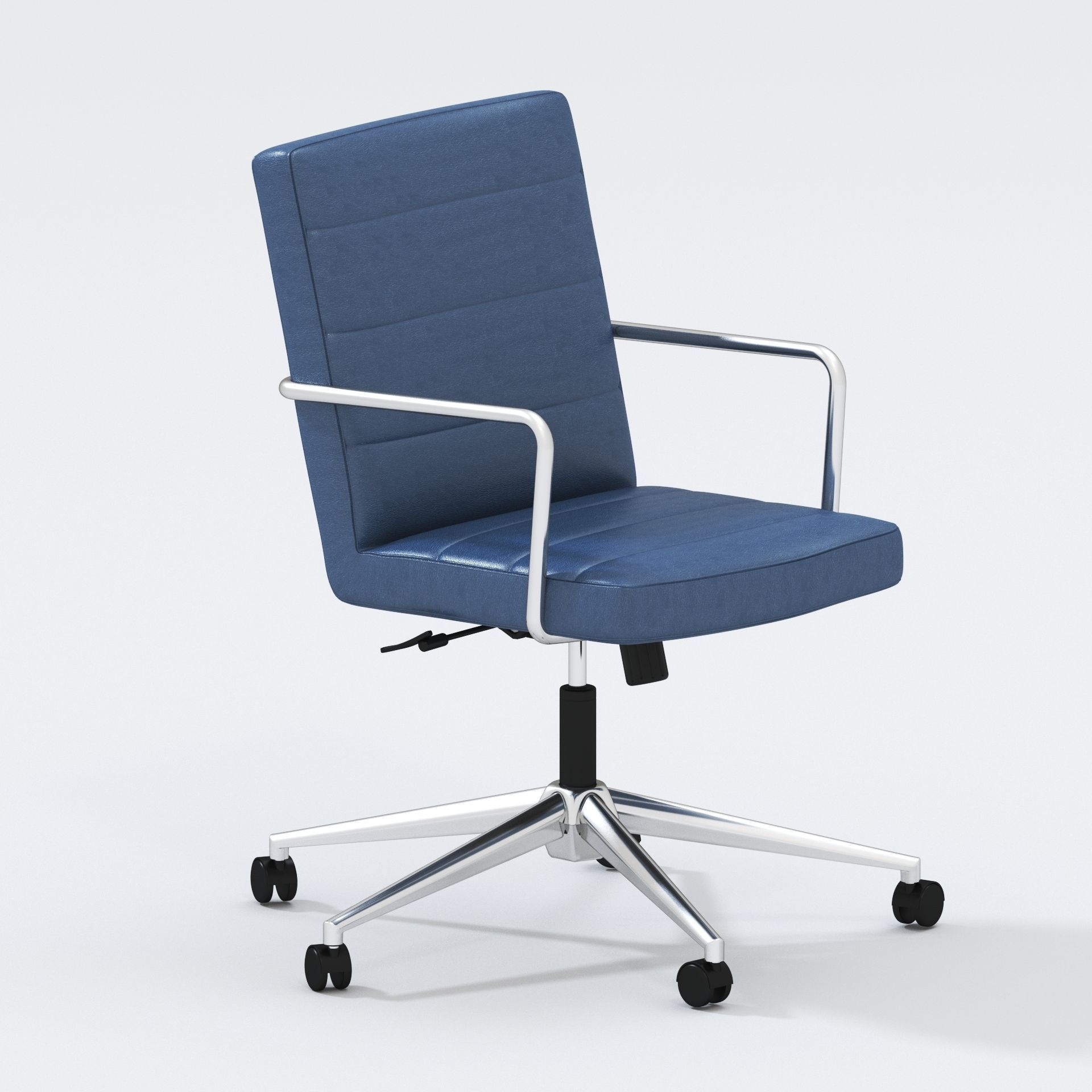 Pottery Barn Harding Swivel Desk Chair 3d Cgtrader