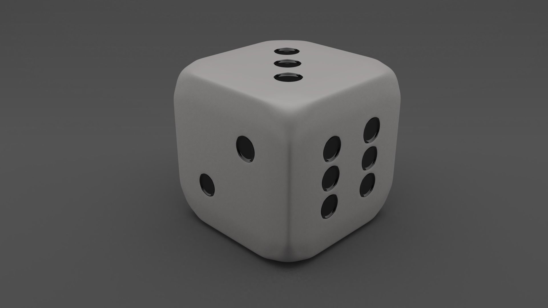 Dice cube 3D model CGTrader