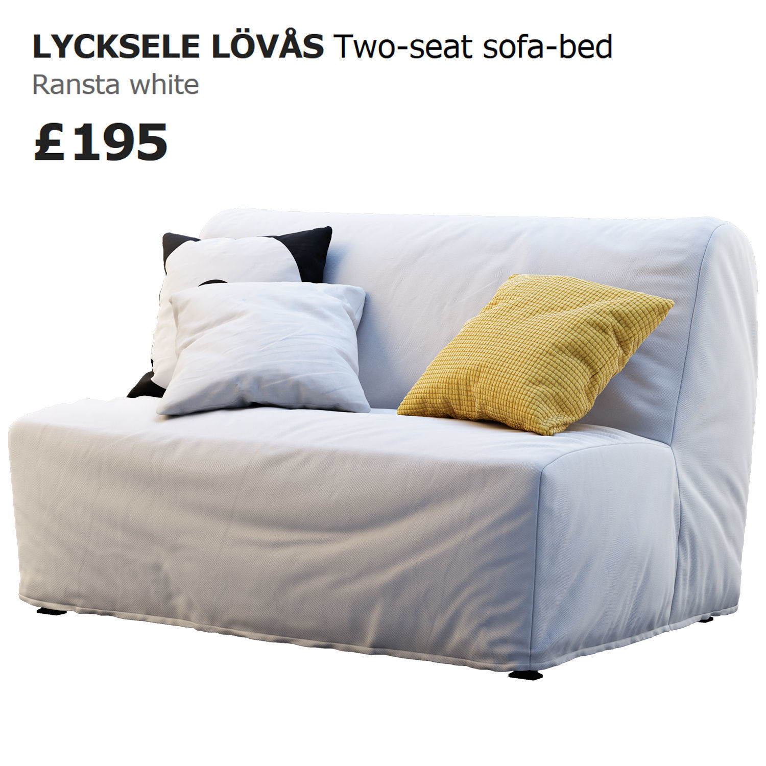 Ikea Lycksele sofa-bed 3D model