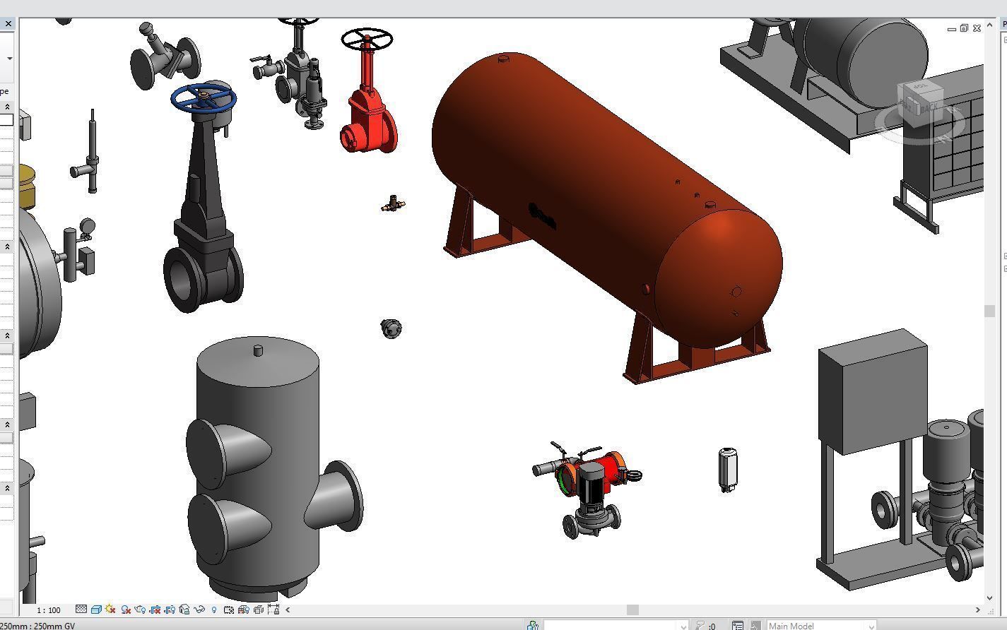 Mechanical Equipments Revit Families 2016 3D model | CGTrader