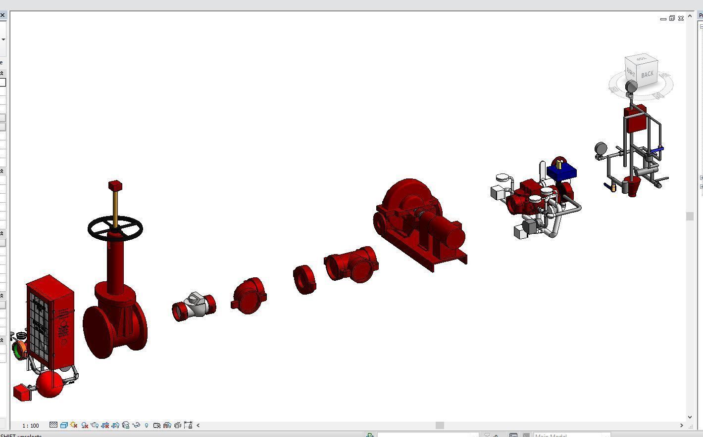 Mechanical Equipments Revit Families 2016 3D model | CGTrader