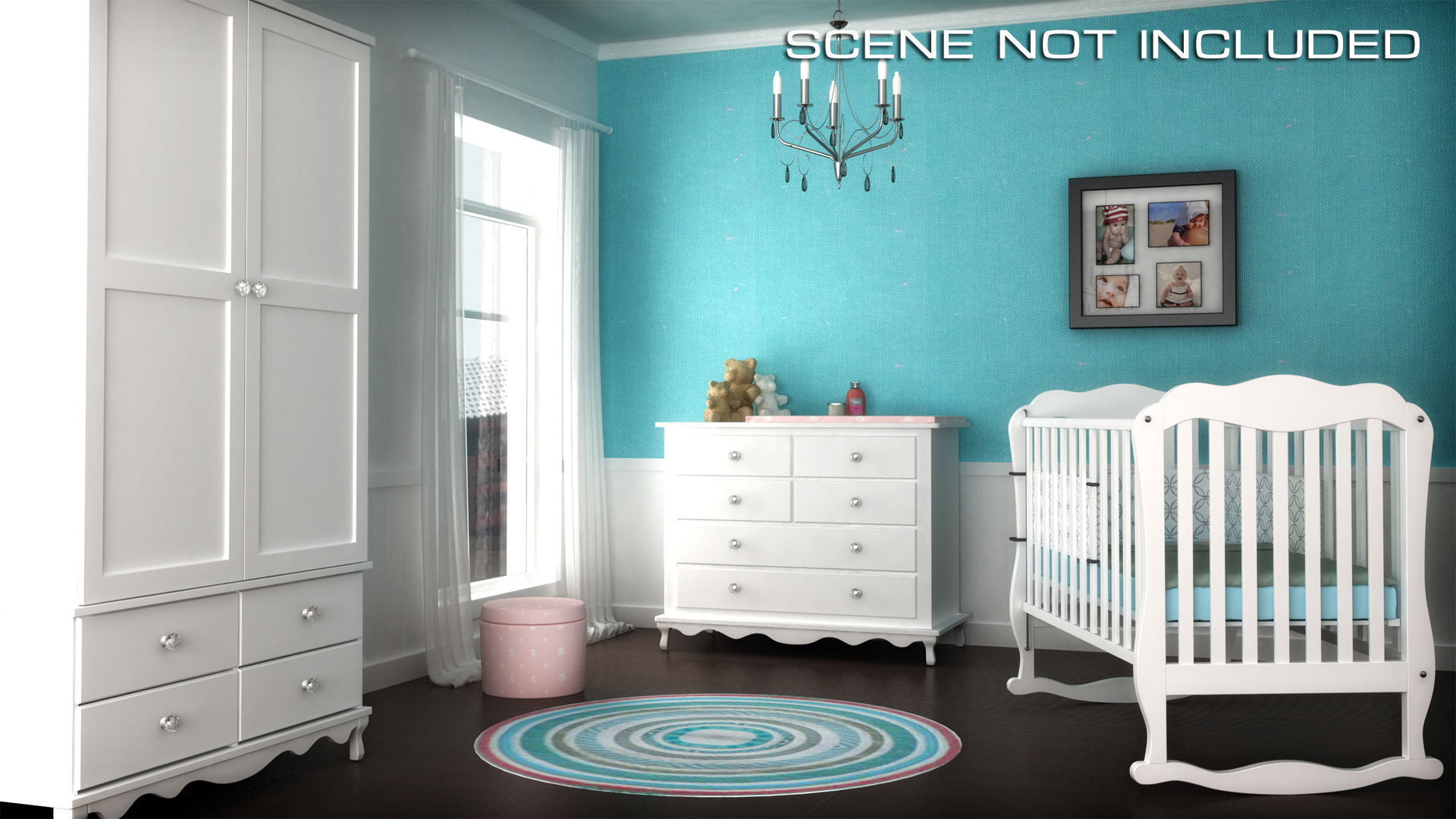 Children Bedroom Furniture Set 2 3D CGTrader Children Bedroom Furniture Set 2 3D CGTrader
