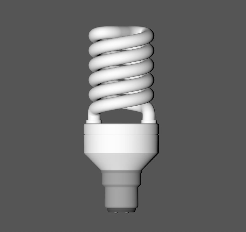 Bulb Energy Saver 3D model CGTrader