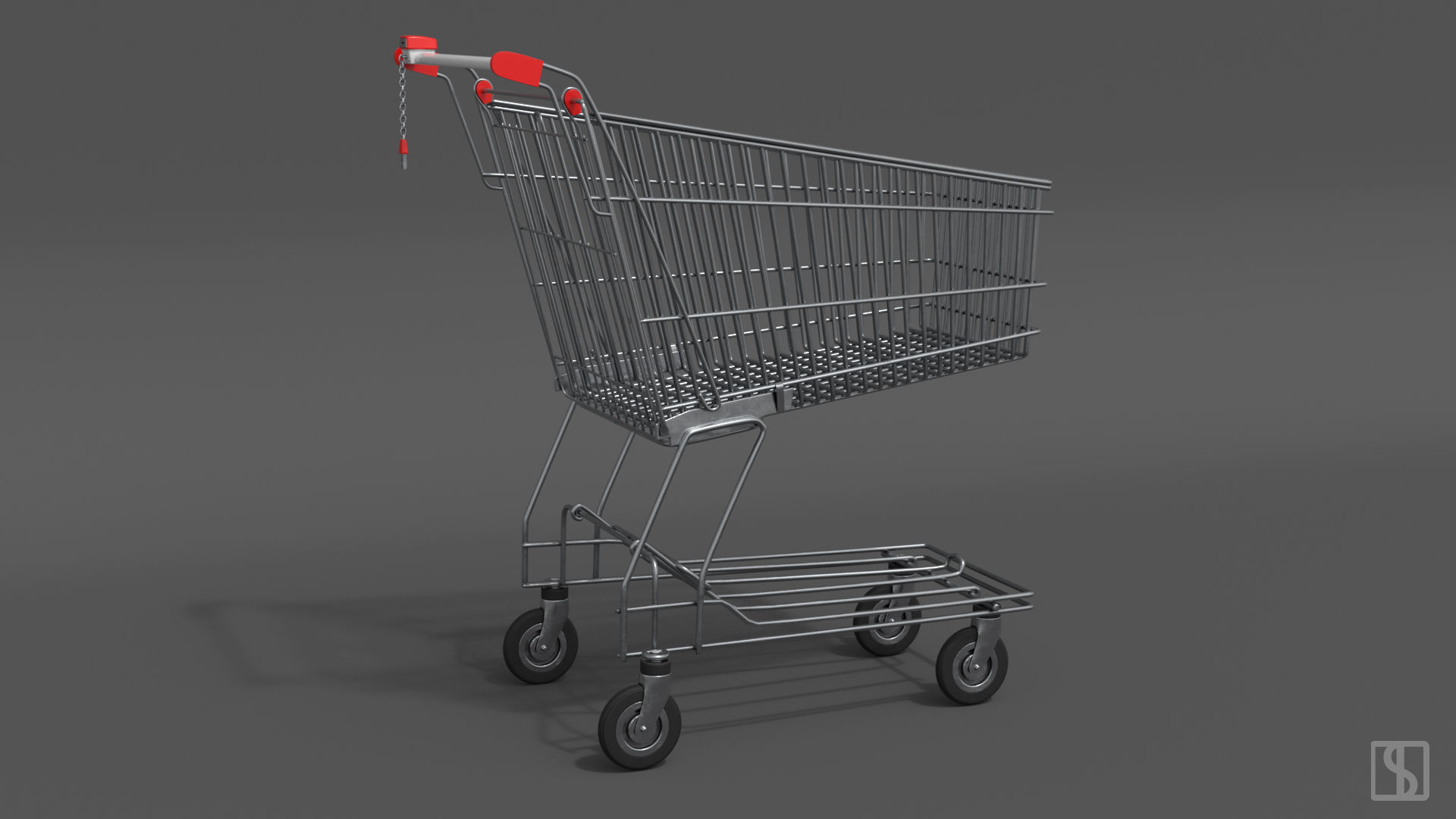 Shopping Cart 3D model