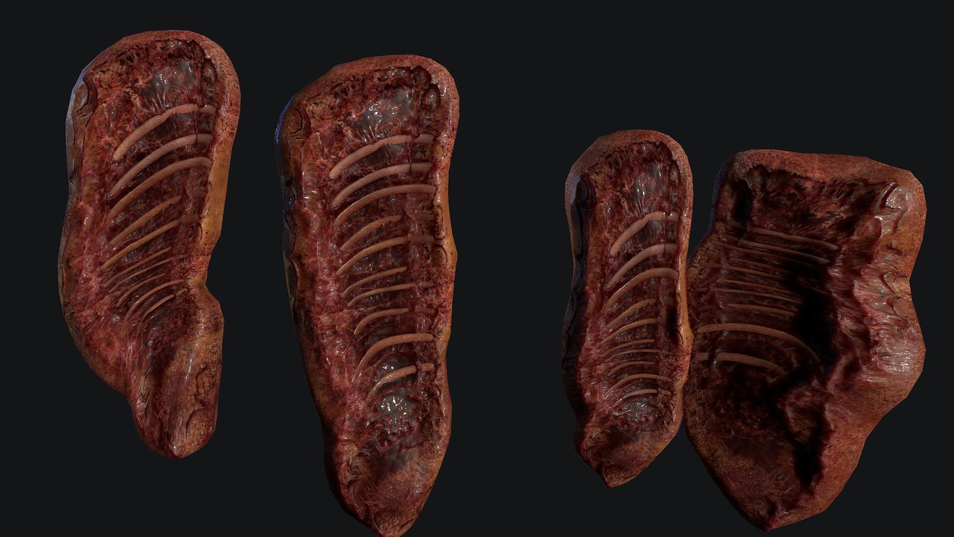 3D model Meat gore VR / AR / lowpoly CGTrader
