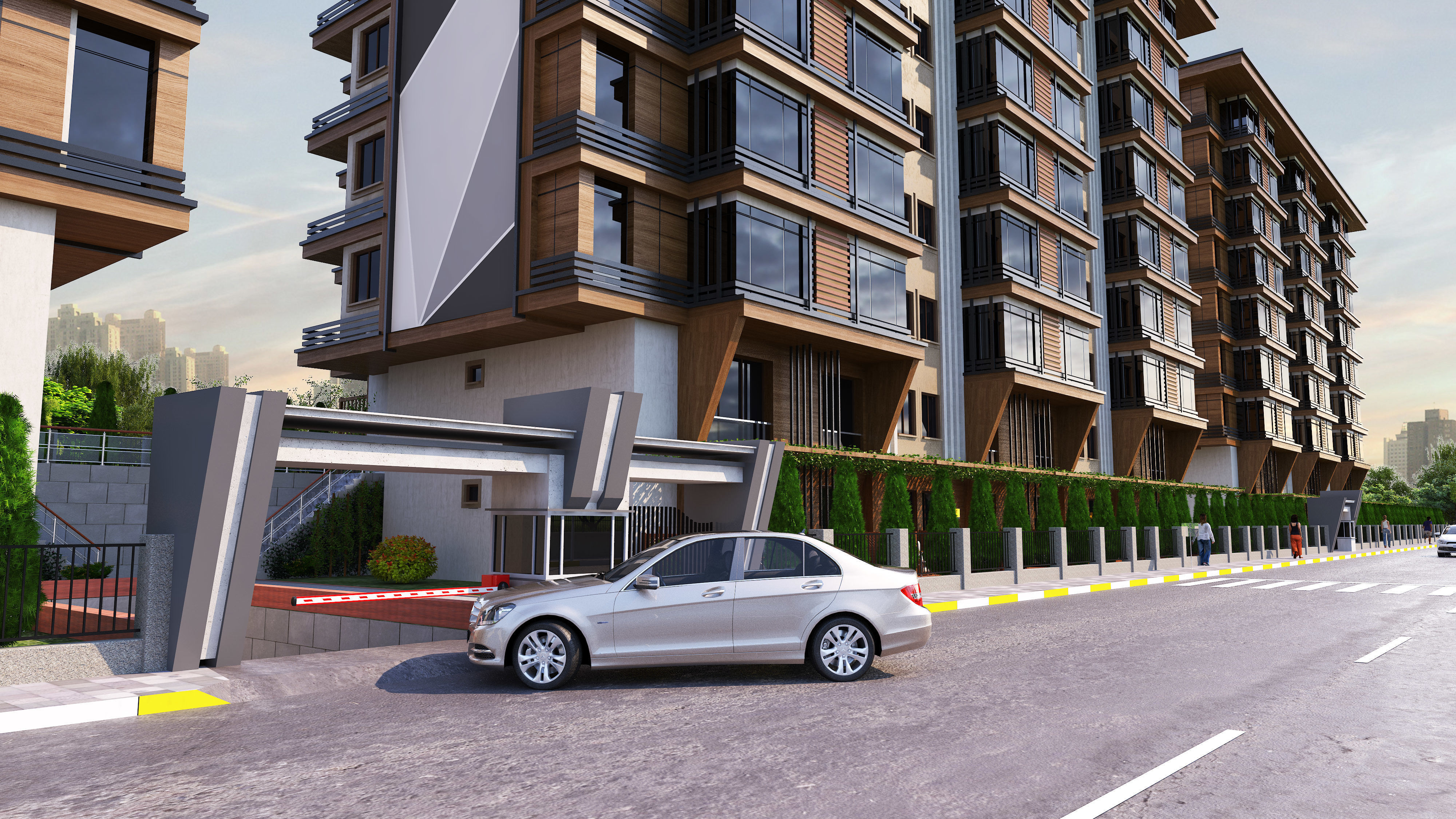 Mass Housing Project 3D Model CGTrader