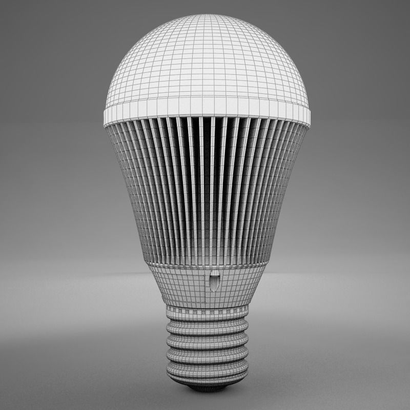 LED Light Bulb HD 3D model | CGTrader