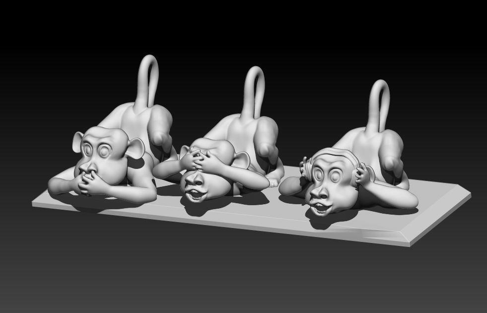 Three monkeys