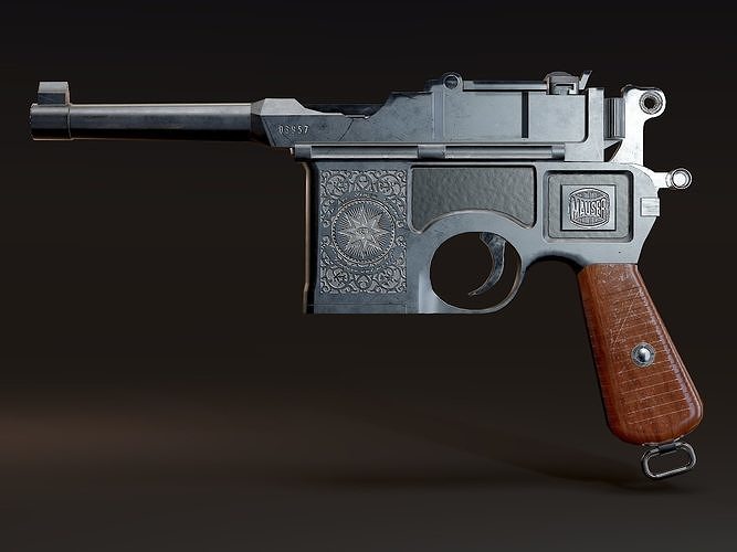 3D model Mauser C96 VR / AR / low-poly | CGTrader