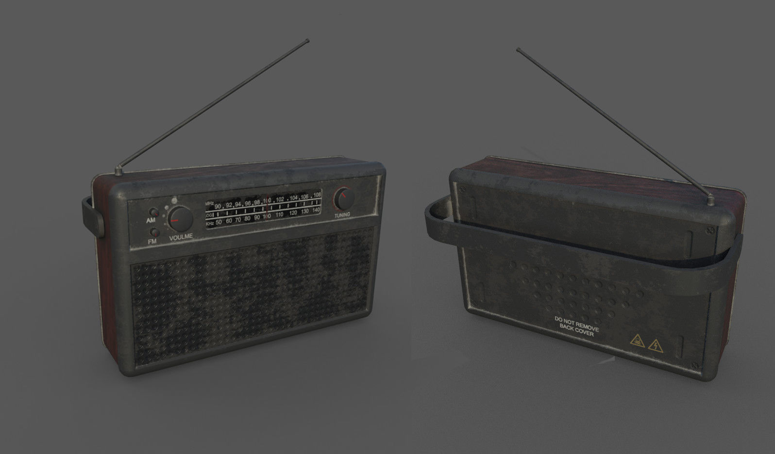 RADIO FOR GAMES 3D CGTrader