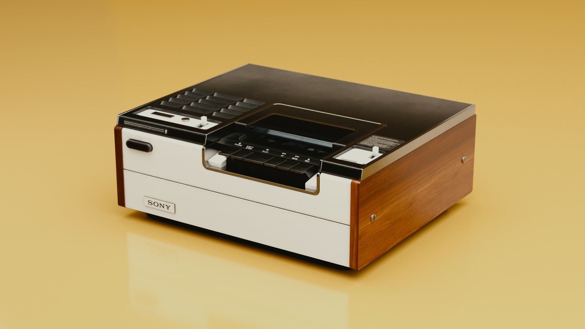 3D Old video recorder CGTrader