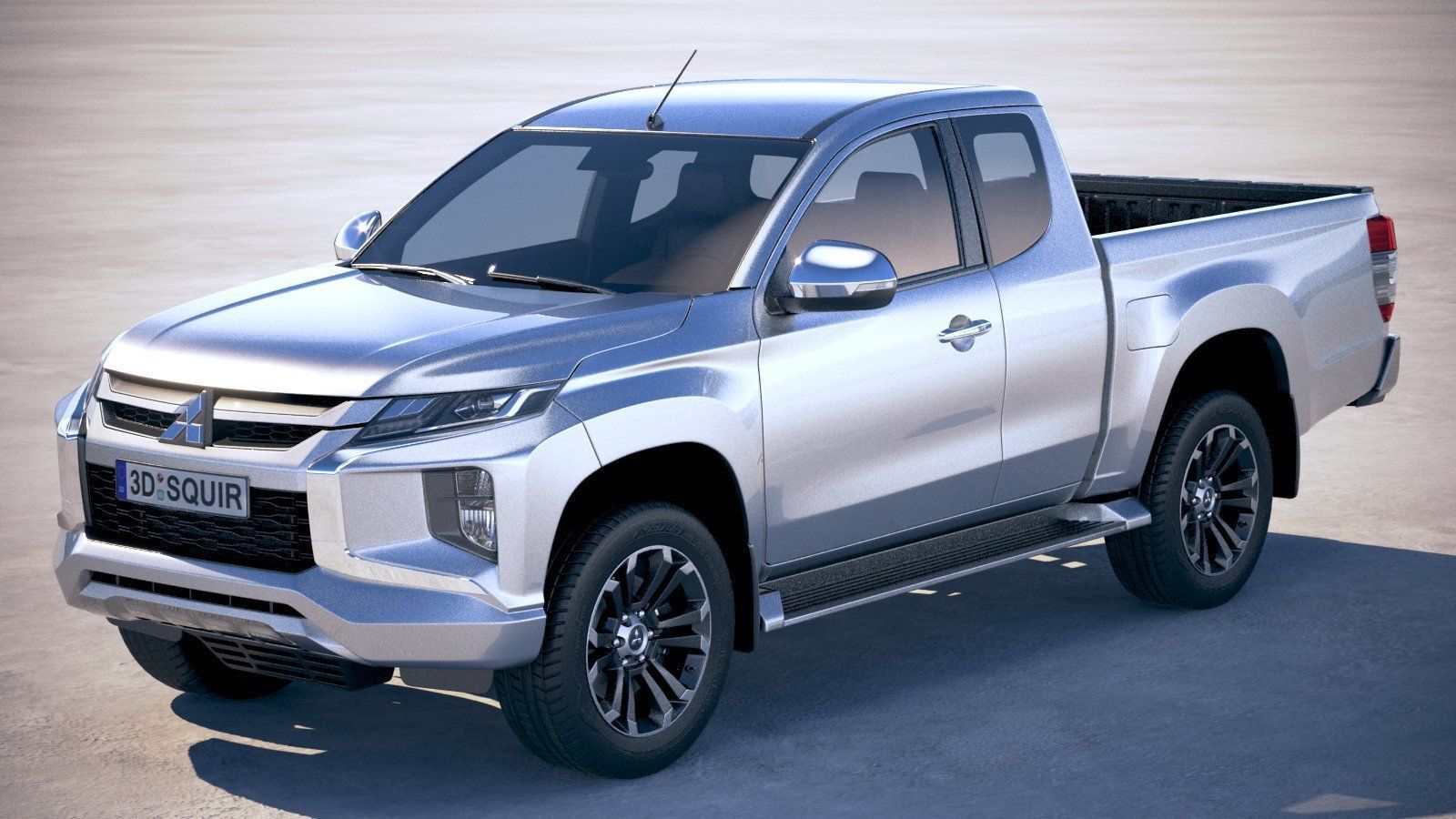 3d Model Mitsubishi L0 Extended Cab 19 Cgtrader
