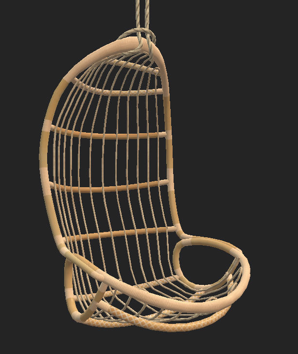 Hanging Chair Low Poly