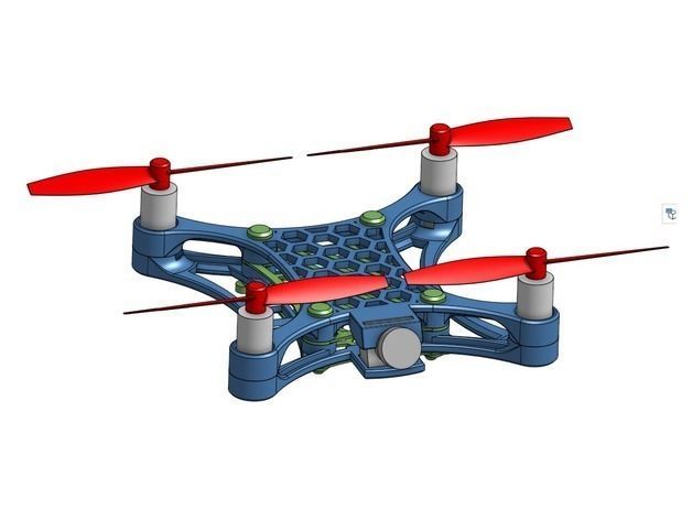 UAV and Drone Kits - Quadcopter 3D print model | CGTrader