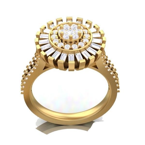 Diamond Ring For Ladies 3D file for 3D Printing  3D print model
