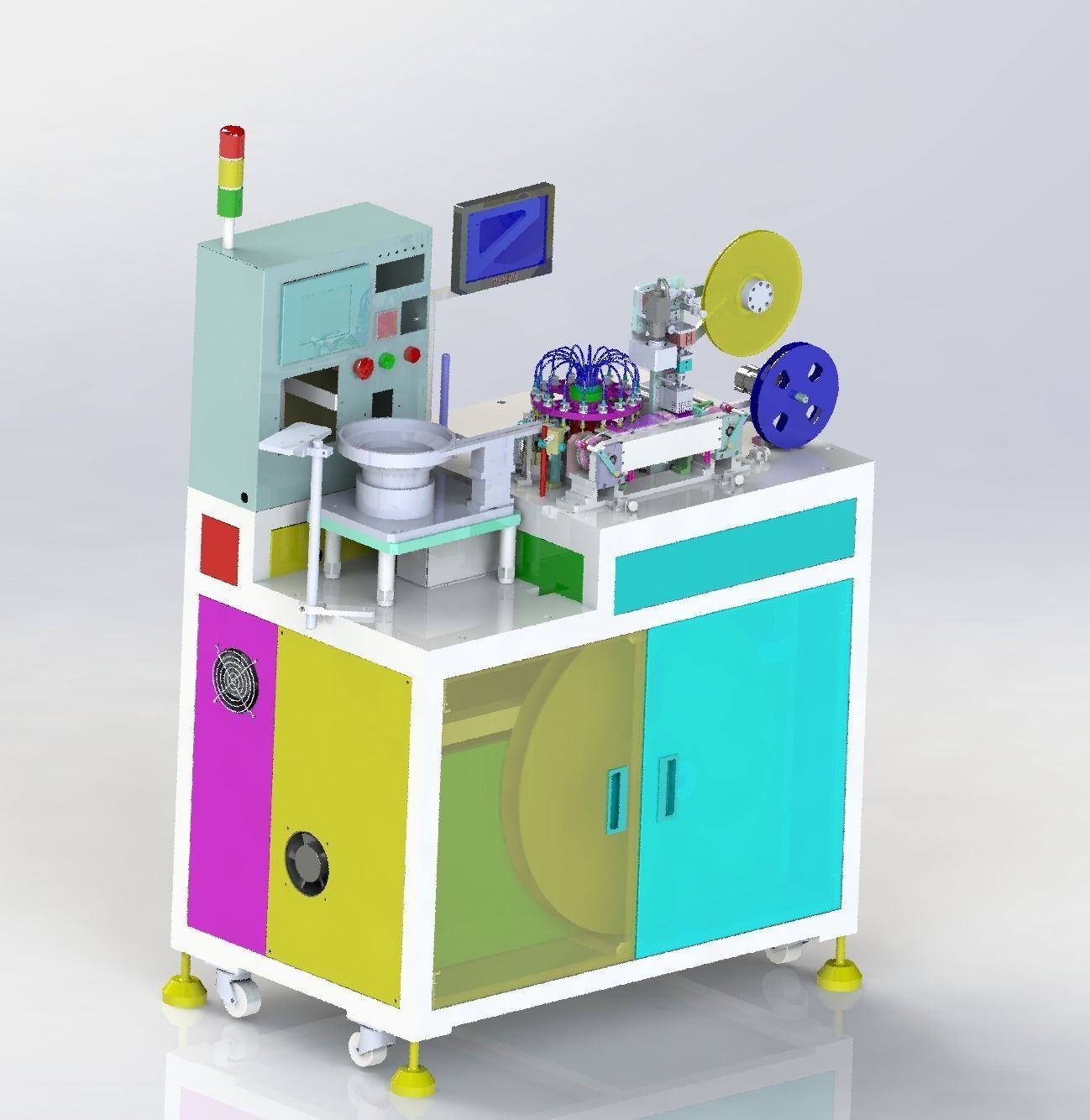 Small product packaging machine