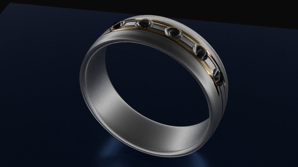 Maternity Ring jewelry design 3D model CGTrader