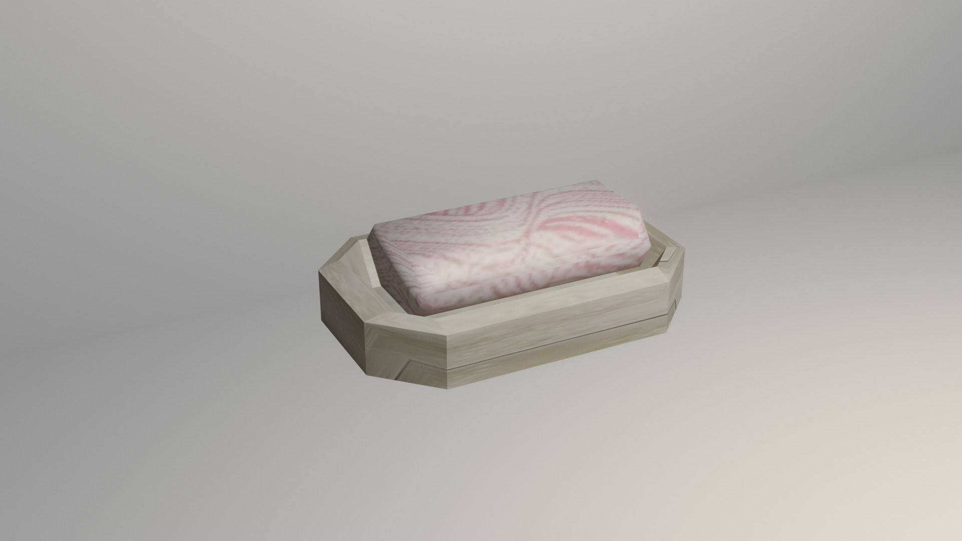 Low poly Soap Free low-poly 3D model