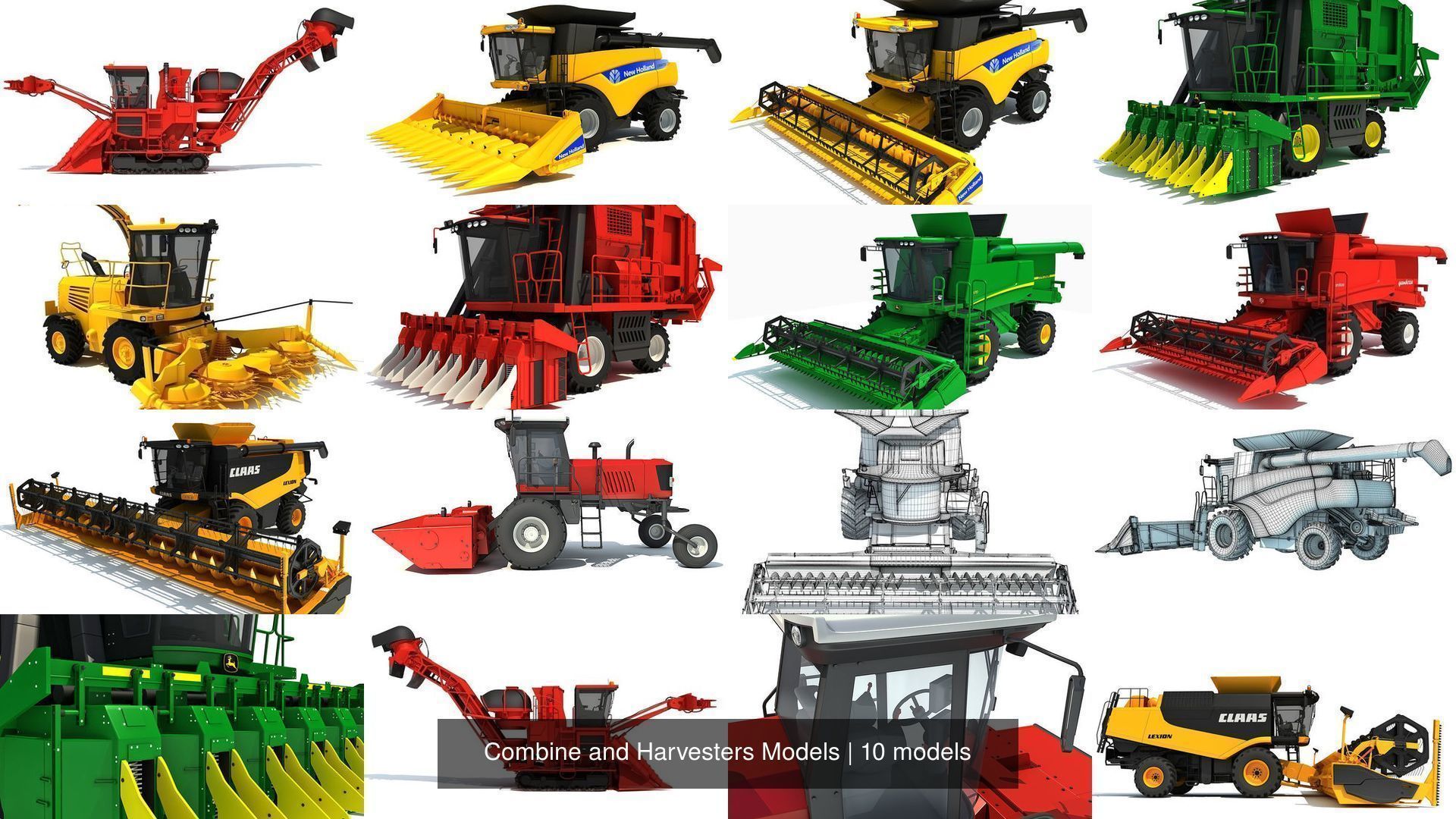 Combine and Harvesters Models