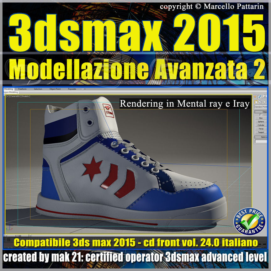 3ds max 2015 Modellazione Avanzata 2 v 24 Italiano cd front