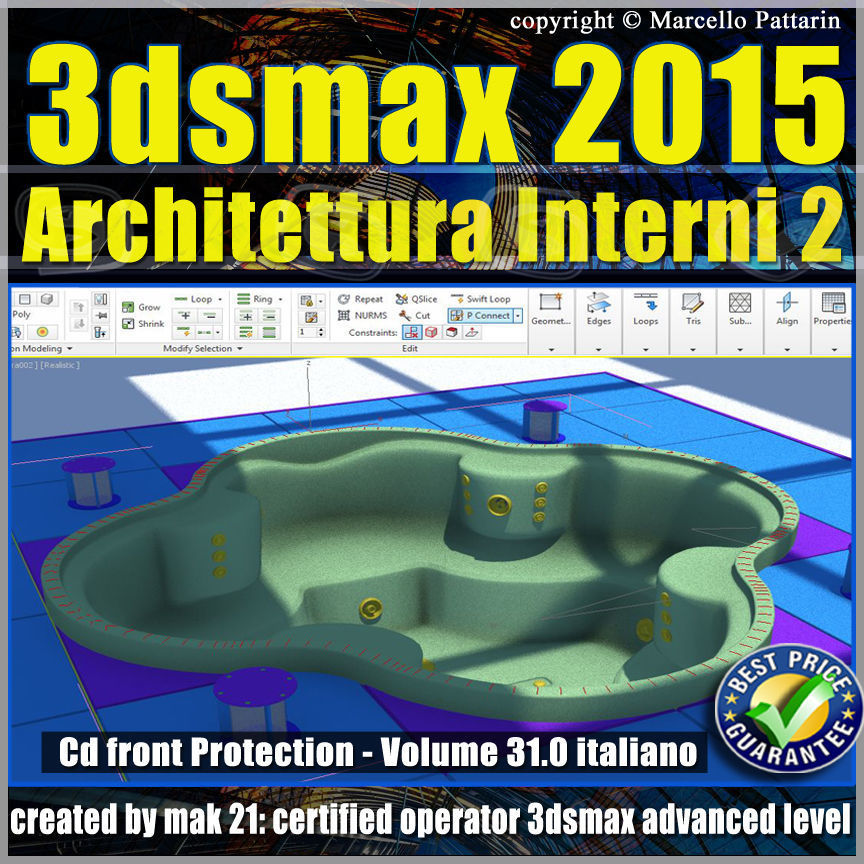 Video Corso 3ds max 2015 Architettura Interni vol 32 cd front