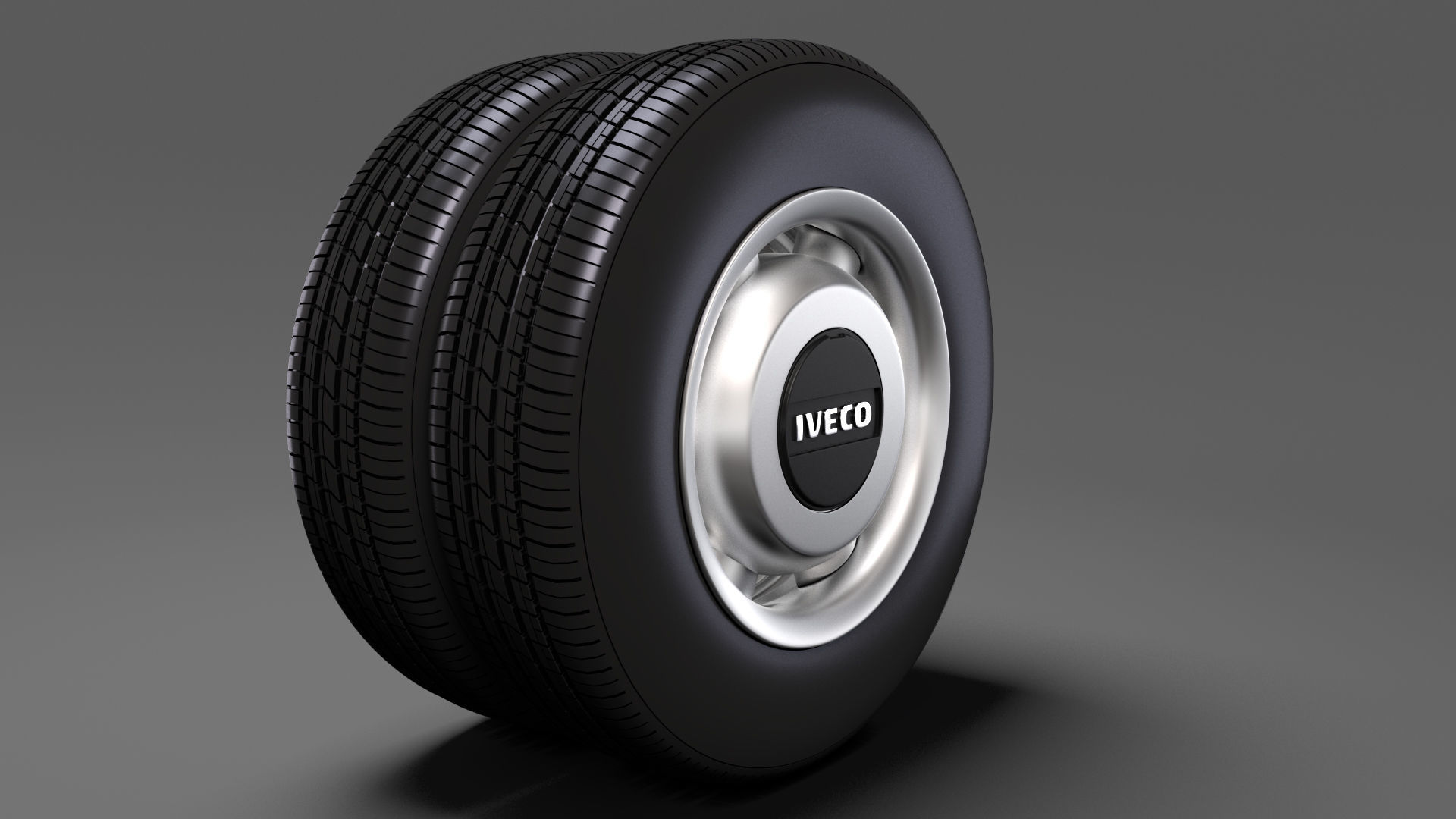 Iveco Daily Minibus rear wheel 2017 3D model