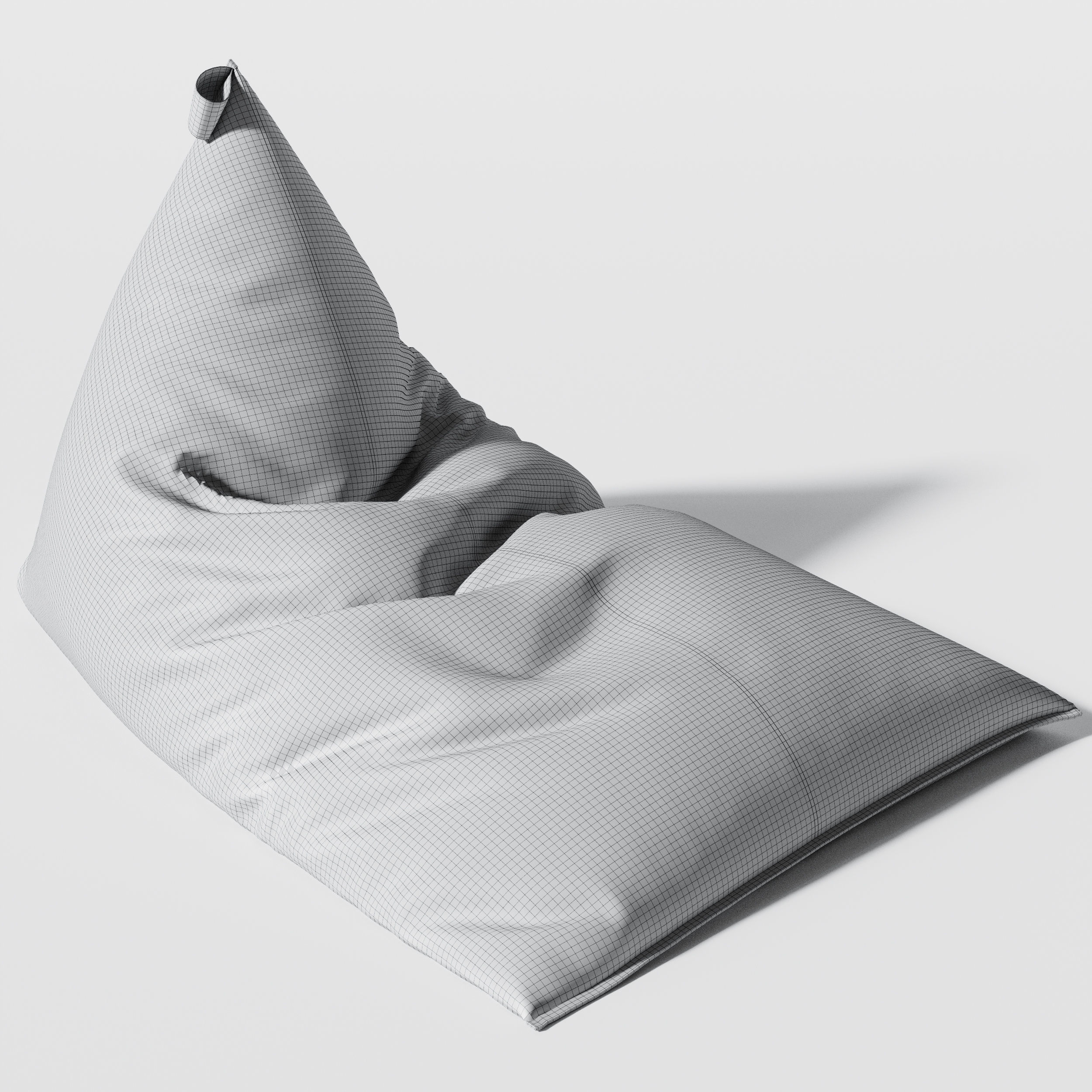 Bean Bag 3D model CGTrader