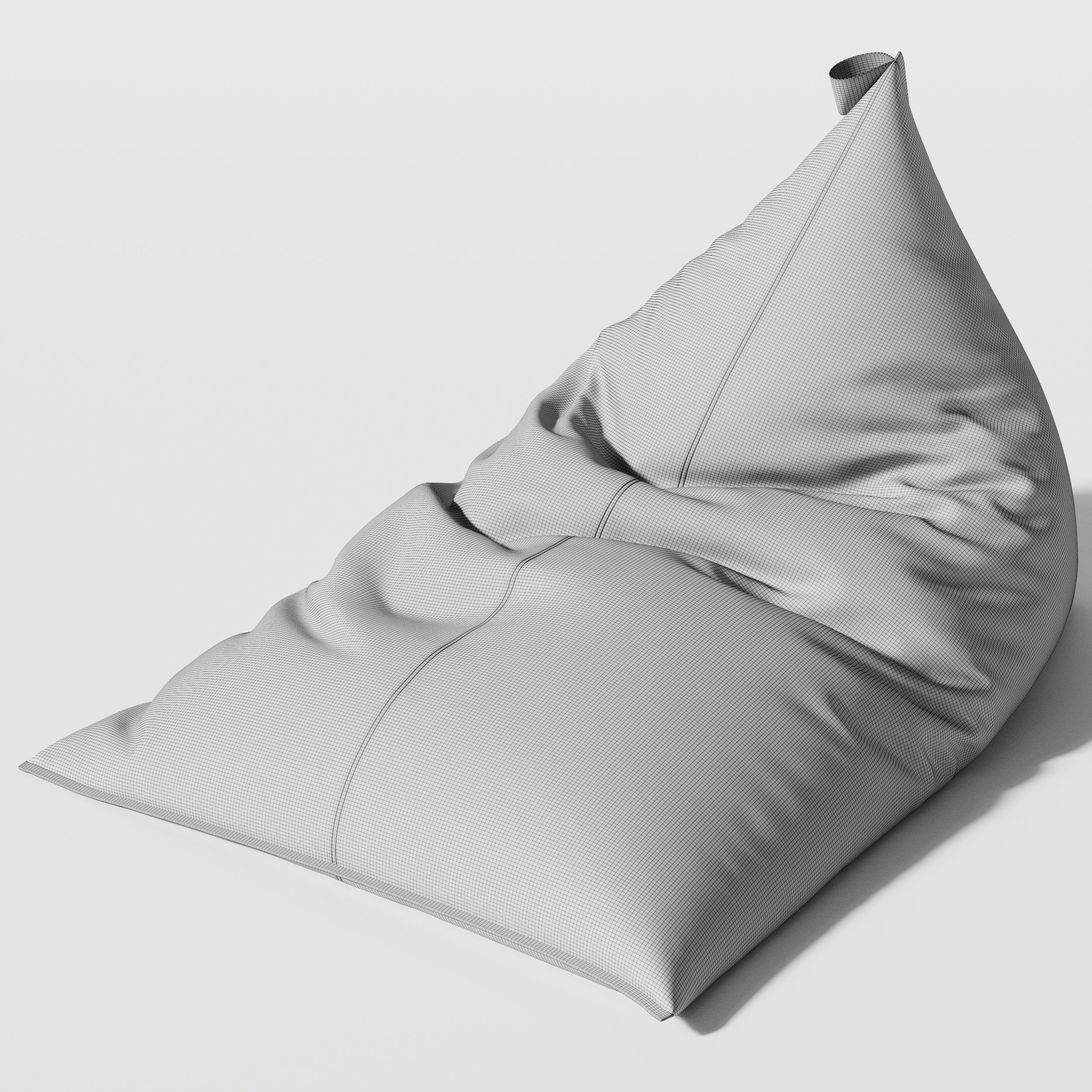Bean Bag 3D model CGTrader