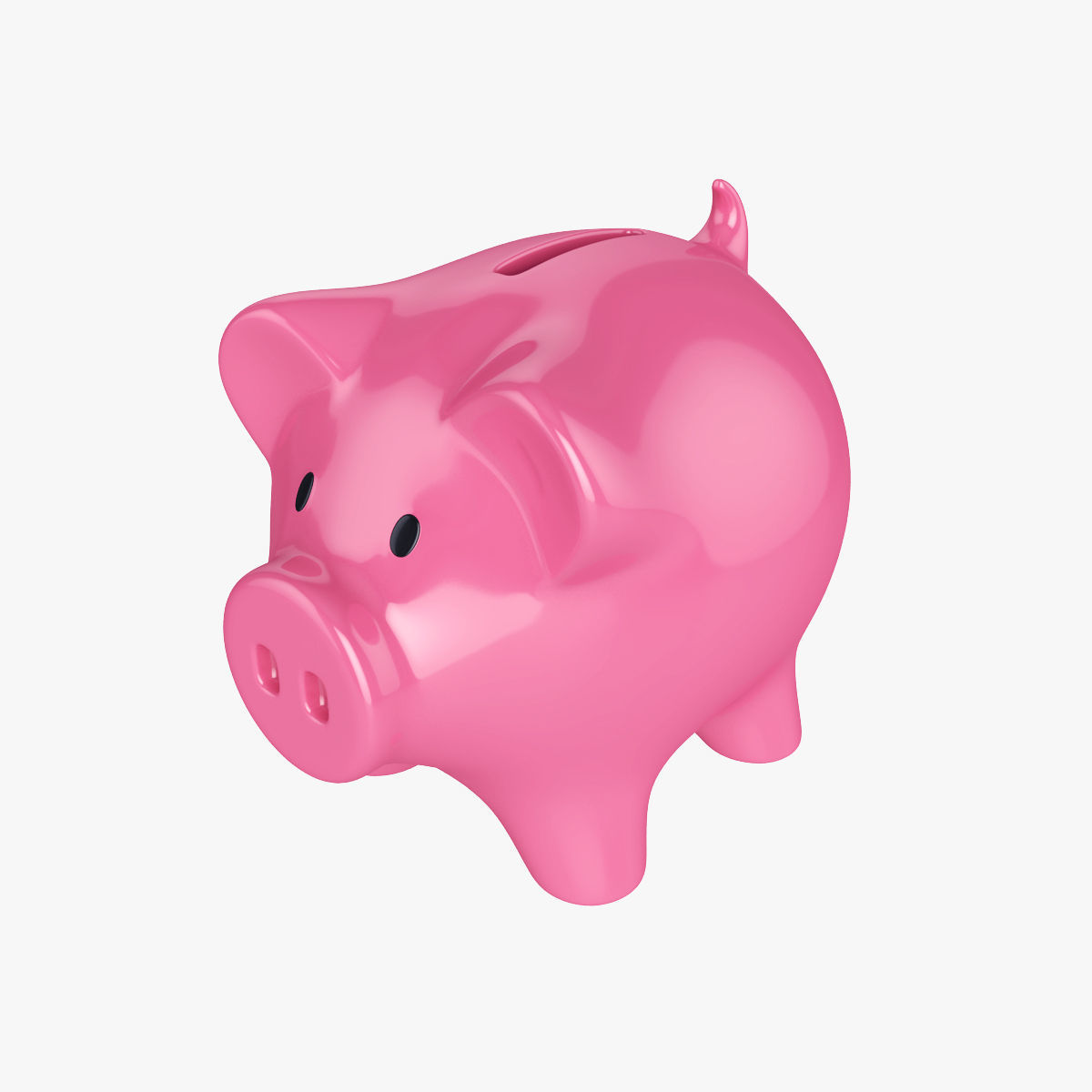 Money box pig 3D model CGTrader