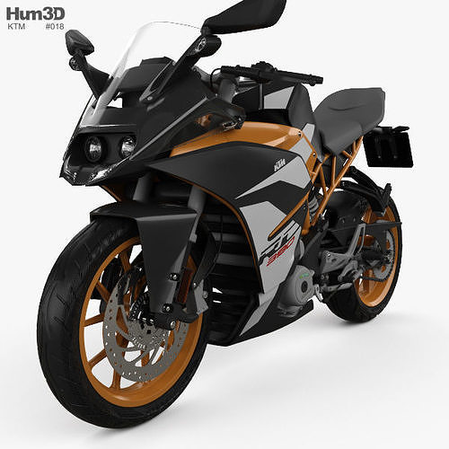 KTM 390 RC 2017 3D model | CGTrader